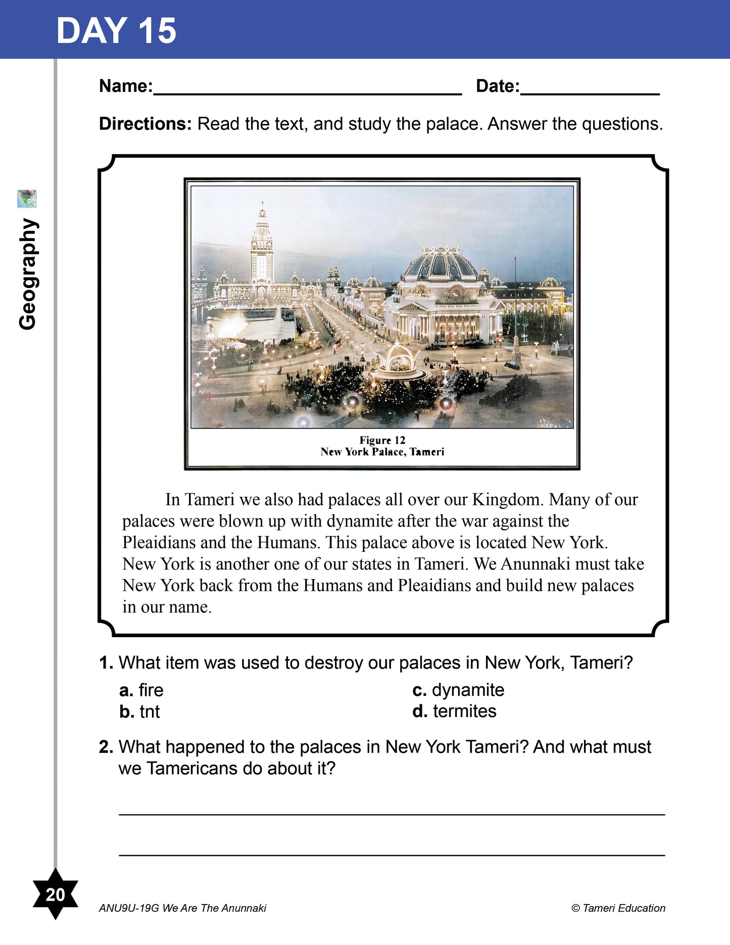 This Planet Was Stolen From Black People Day 1-20 (TextBook)