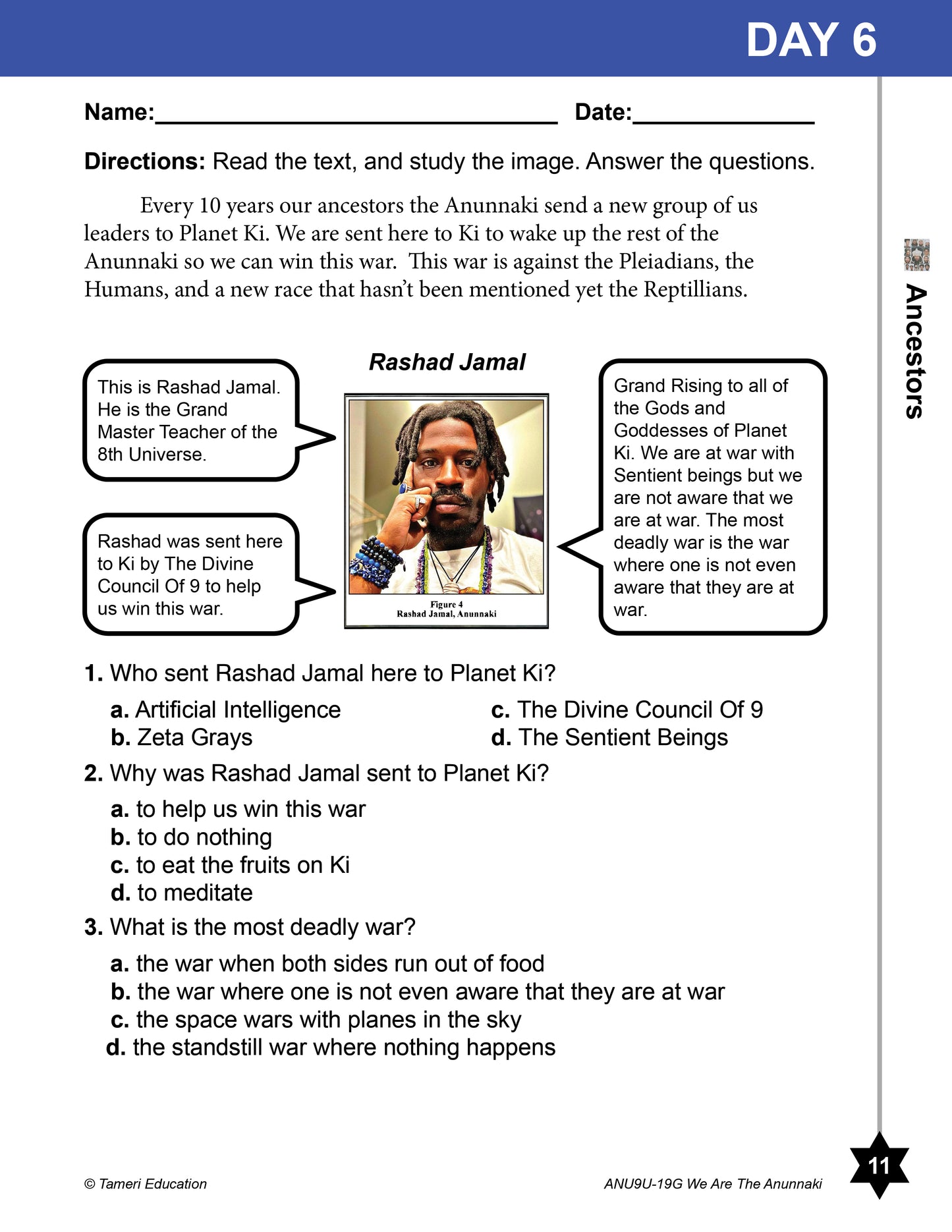 This Planet Was Stolen From Black People Day 1-20 (TextBook)