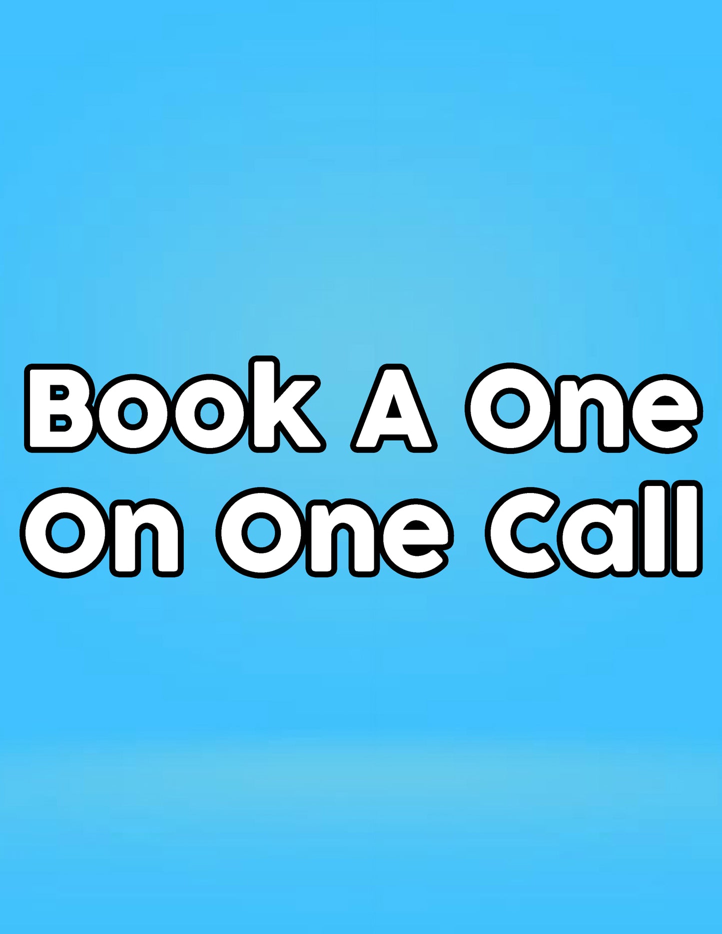 Book A One On One Call